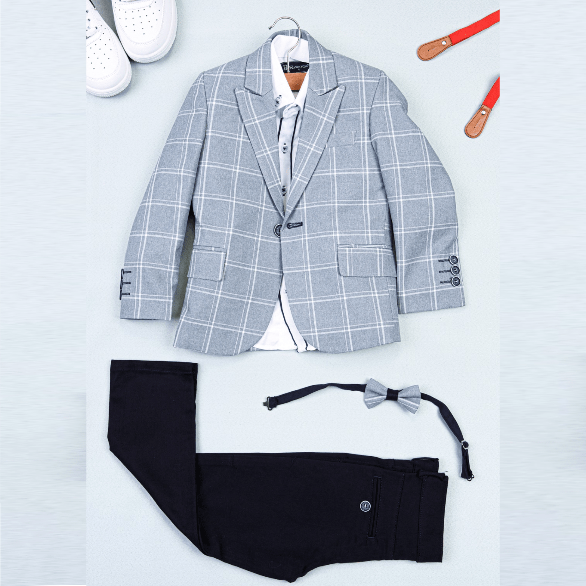 British Style Formal Boys Suit-2