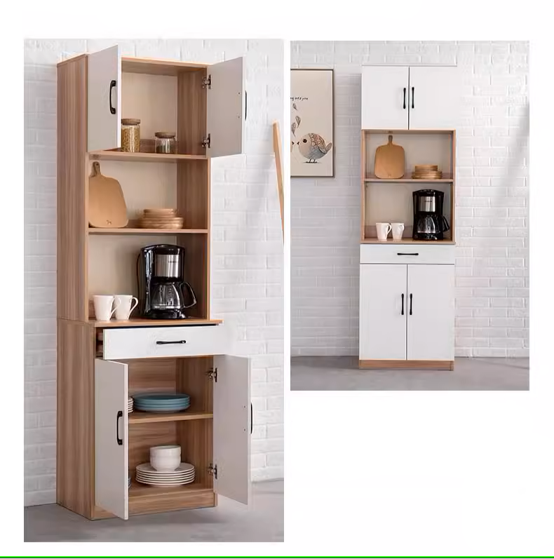 Minimalist High Storage Cabinet – 60x40x190cm-3