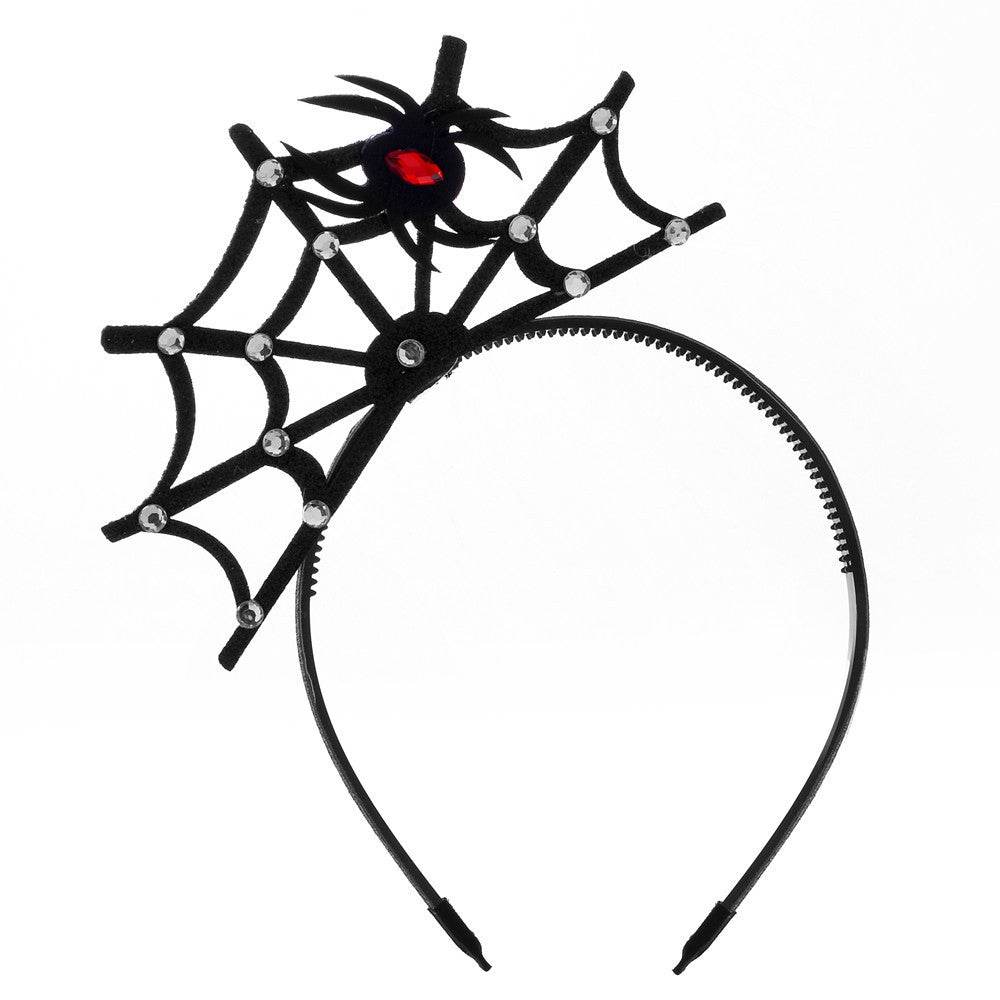 Lace Spider Web Hair-hoop Headband Halloween Ghost Festival