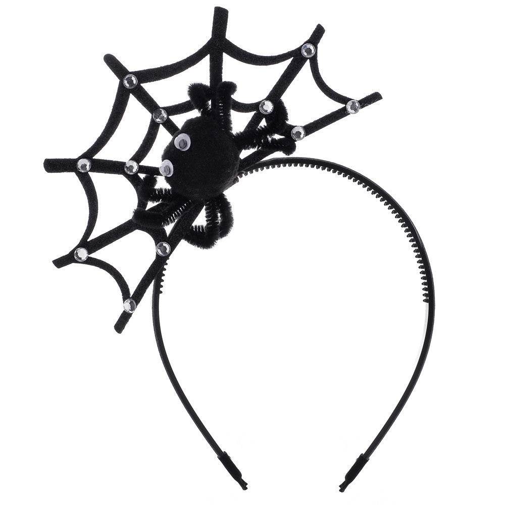 Lace Spider Web Hair-hoop Headband Halloween Ghost Festival