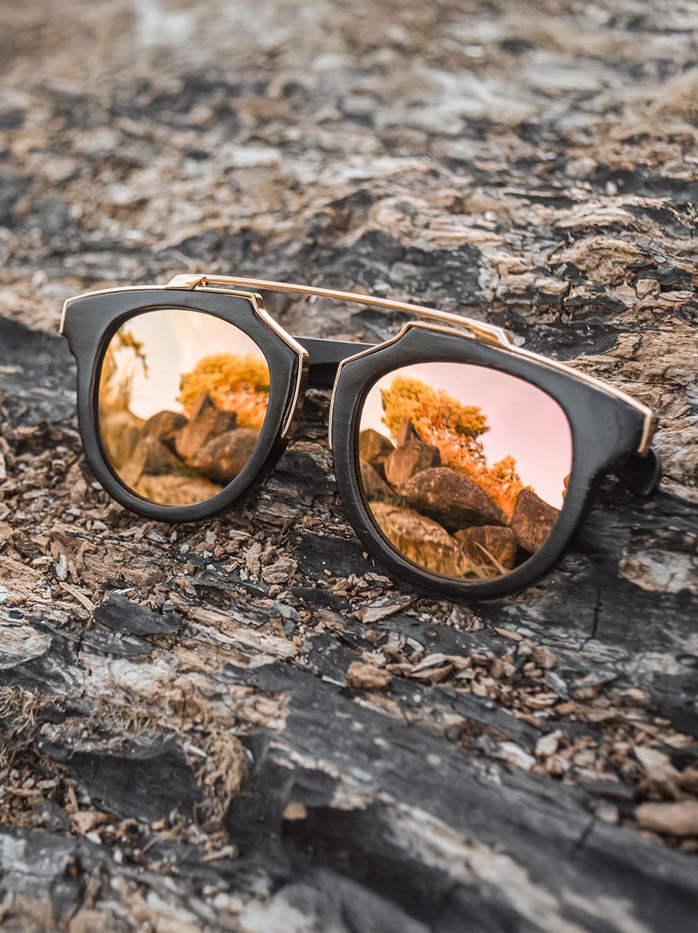 Onyx | Polarized Bamboo Sunglasses-2