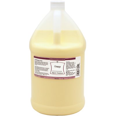 Orange (Natural) Bakery Emulsion - 4 oz. - 16 oz. - 1 Gallon - 5 Gallons - Bakery Emulsions Canada-2