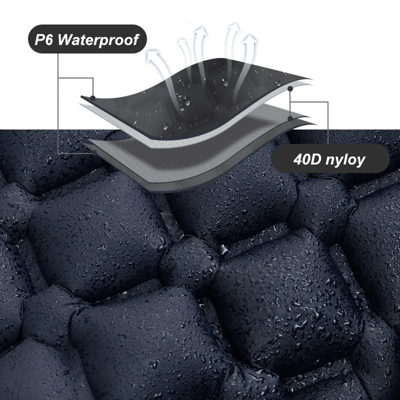 Ultralight Outdoor Camping Air Mattress with Pillow-3