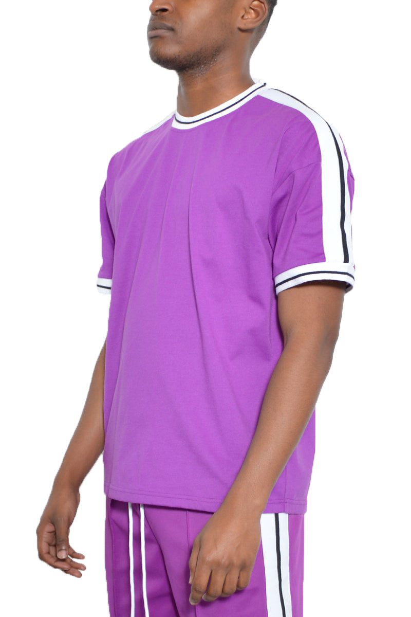 Solid Side Stripe TShirt-7