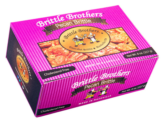 Brittle Brothers - Pecan Brittle - 8 oz. Box (Wholesale)-0