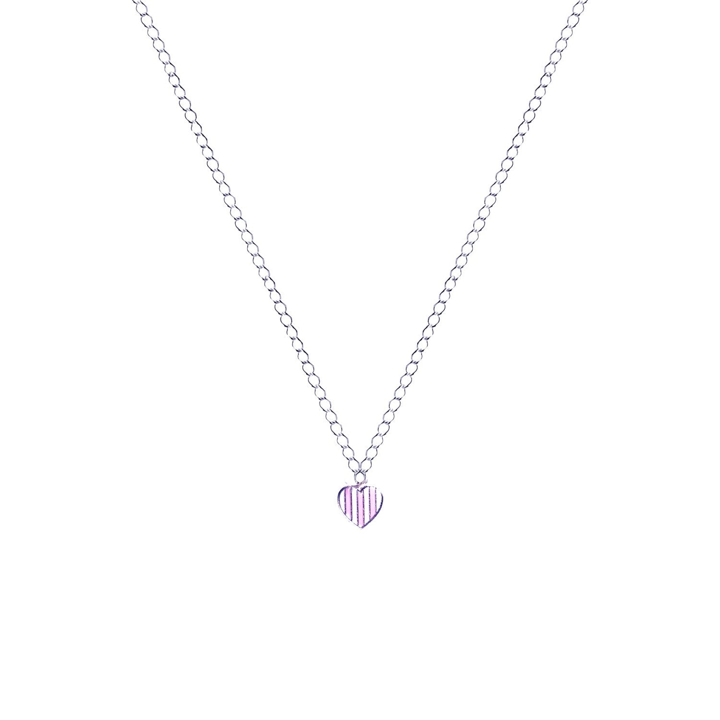 Candy Striped Heart Necklace, Playing Cards inspired Queen of Hearts | by lovedbynlanla-0