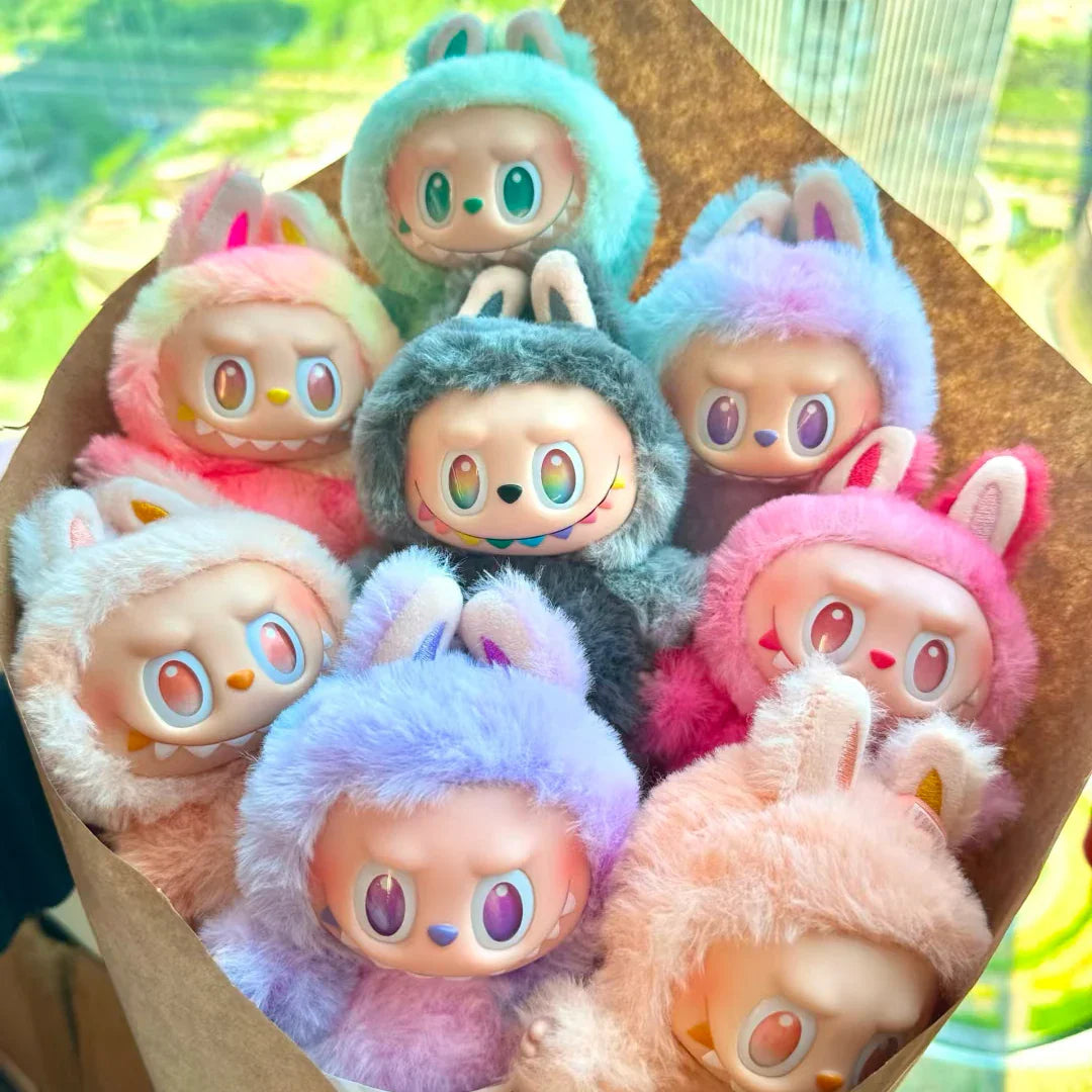 Cute Libobo V3 Monster Vinyl Doll Keychain-2