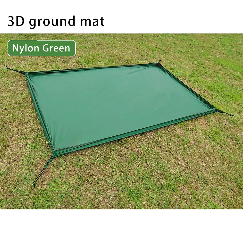 Ultralight Tent Footprint Bathtub 3D Picnic Mat Outdoor Camping Waterproof Ground Sheet 2.1x1.2