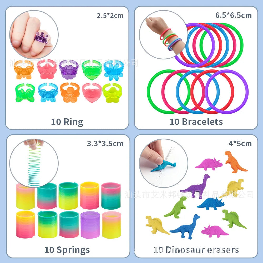 120/200Pcs/set Fun Pinata Fillers Small Bulk Toys Birthday Party Gift Favors Kids Puzzle Toy Event Party Game Giveaways Prizes