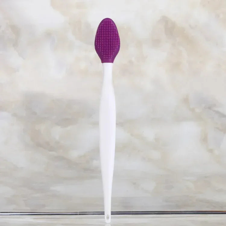 1PC Beauty Skin Care Wash Face Silicone Brush Exfoliating Nose Clean Blackhead Removal Brushes Tools With Replacement Head