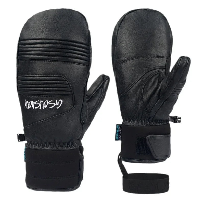 Adult Waterproof Windproof Skiing Gloves-0