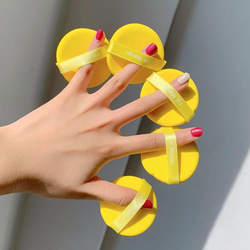 20pcs Strawberry Cosmetic Sponge Puff Double Side Soft Beauty Makeup Air Cushion Puffs Dry and Wet Use BB Cream Cosmetics Tools