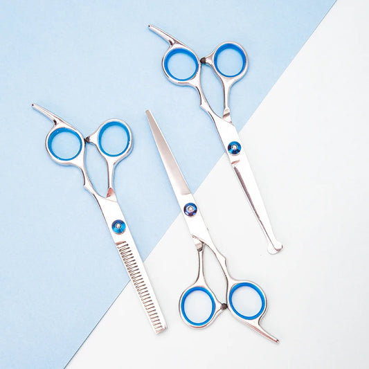 3 Styles Barber Scissors Hairdressing Tool for Cutting Hair Stainless Steel Barbershop Accessories Home Salon Haircut Tools