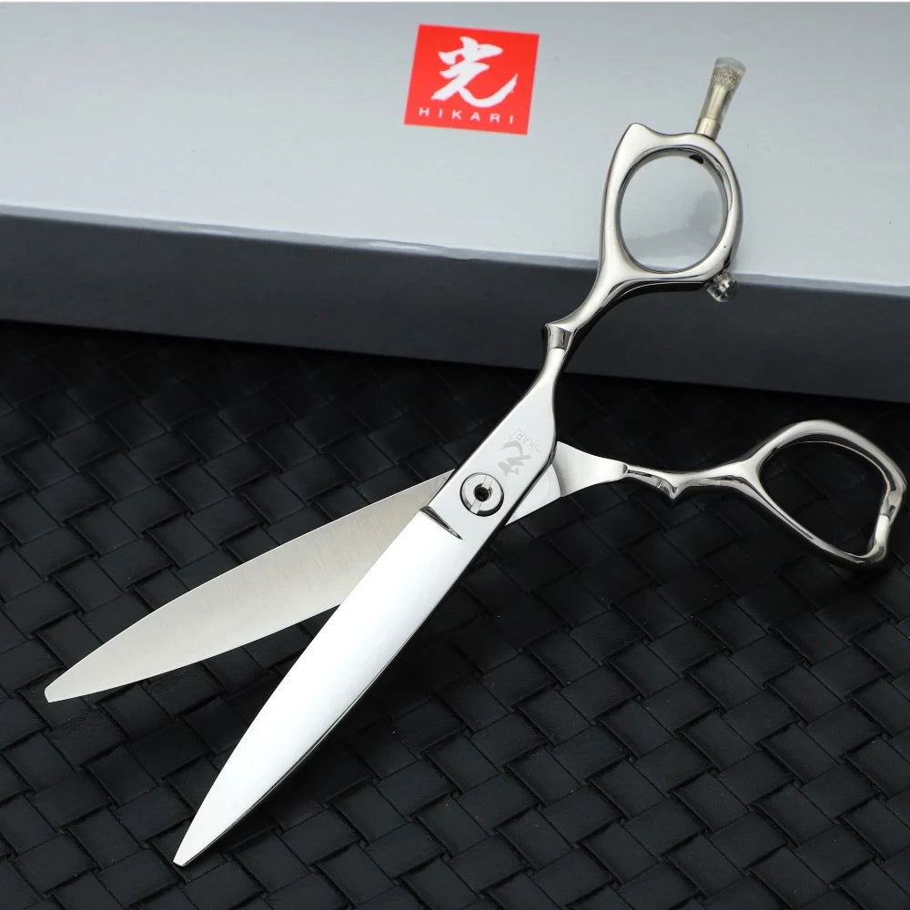 Japan Imported HIKARI Professional Barber Scissors Light Cut 6.3 Inches 172 Molybdenum Steel Structure Hair Stylist Special