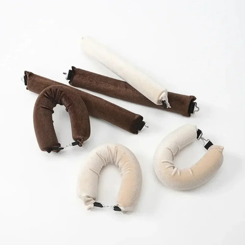 Heatless Hair Curlers Curling Rod Headband No Heat Hair Rollers Lazy Curls with Hook Sleeping Soft Flexi Rod Hair Styling Tools