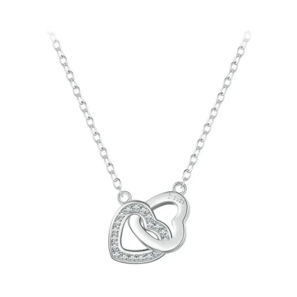 925 Sterling Silver Heart Pendant Necklace - Perfect Valentine'S Day Gift