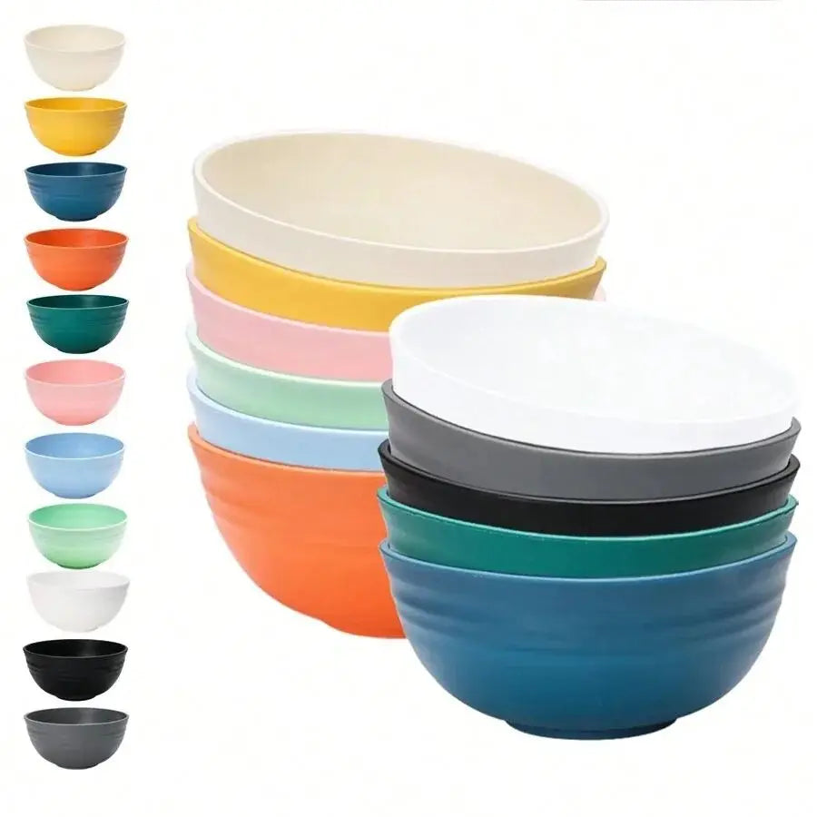 11pcs Plastic PP material bowl, reusable, kitchen , microwave and dishwasher safe, shatterproof