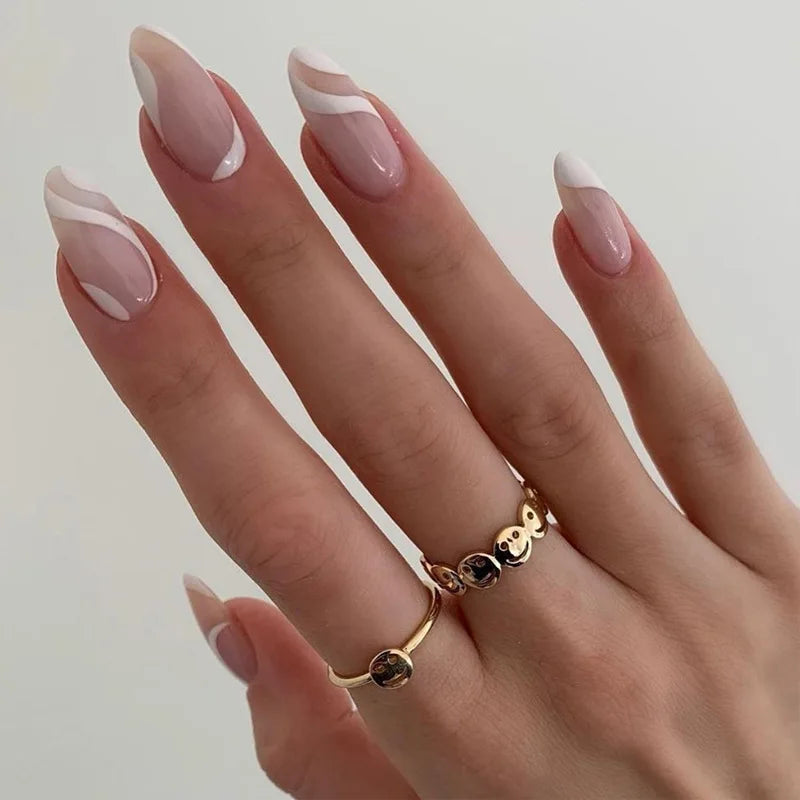 Glamorous Black Almond Stiletto Nails-52
