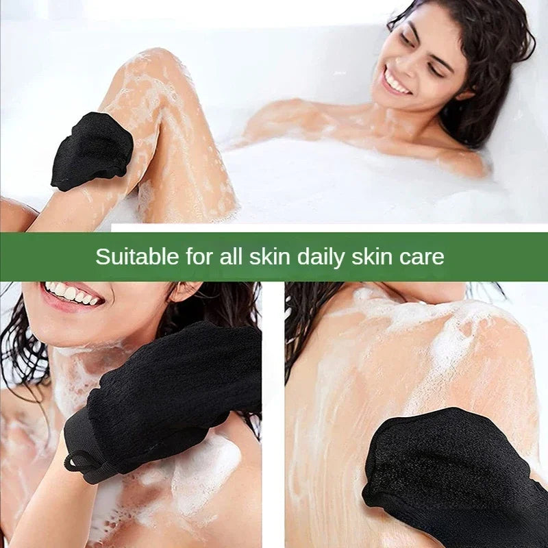 1pc Scrub Exfoliating Gloves Back Scrubbers Dead Skin Facial Massage Gloves Durable Multi Color Deep Cleansing Towels For Shower