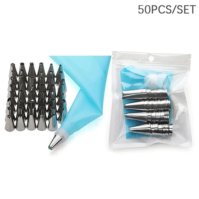 28cm Anti-skid Plastic Cake Turntable Rotating Cake Decorating Tools Pastry Bags Nozzles Set Spatula Kitchen Gadget Sets cozinha