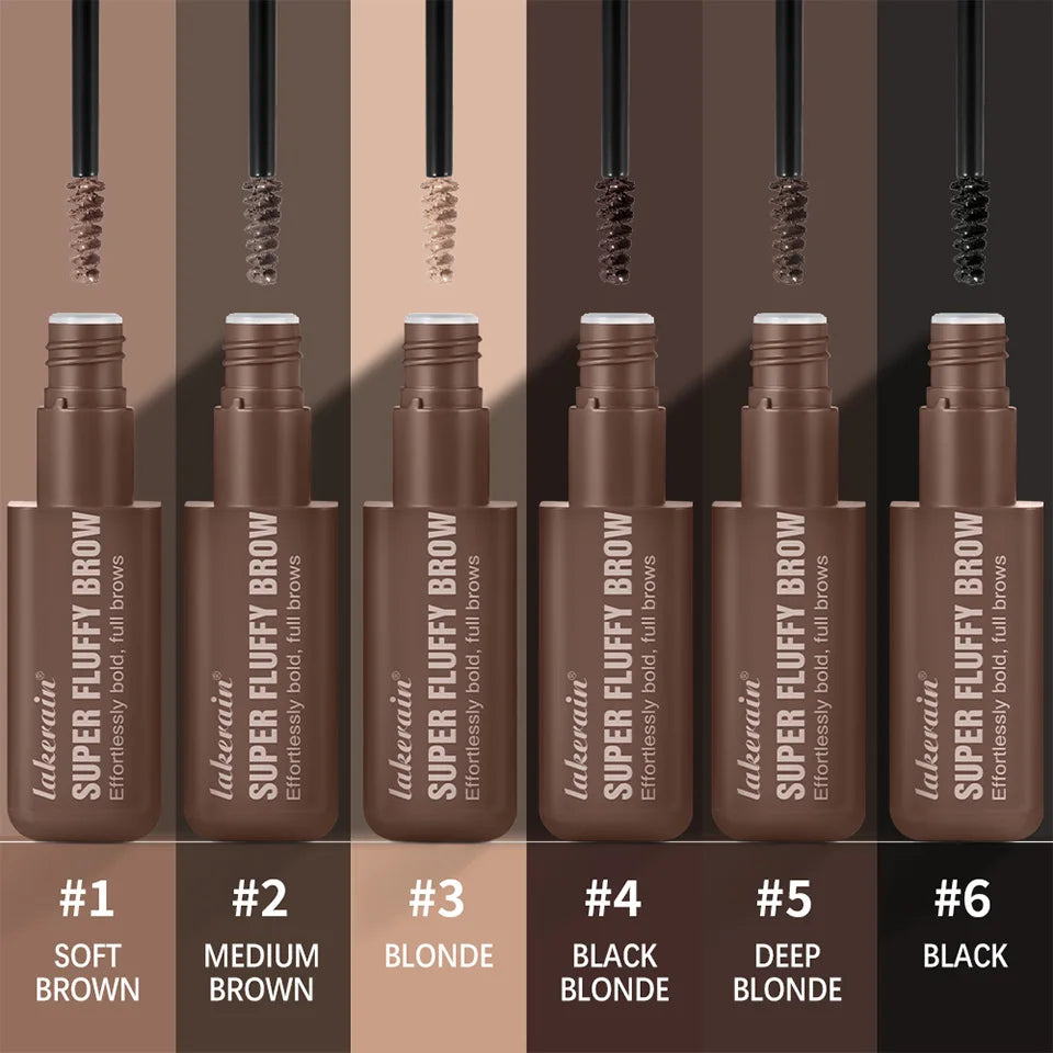 Superfluff Volumizing Brow Mousse Eyebrow Gel Thick Eyebrows Tint Tinted Brow Gel Multiple Color Long-Lasting Waterproof Makeup