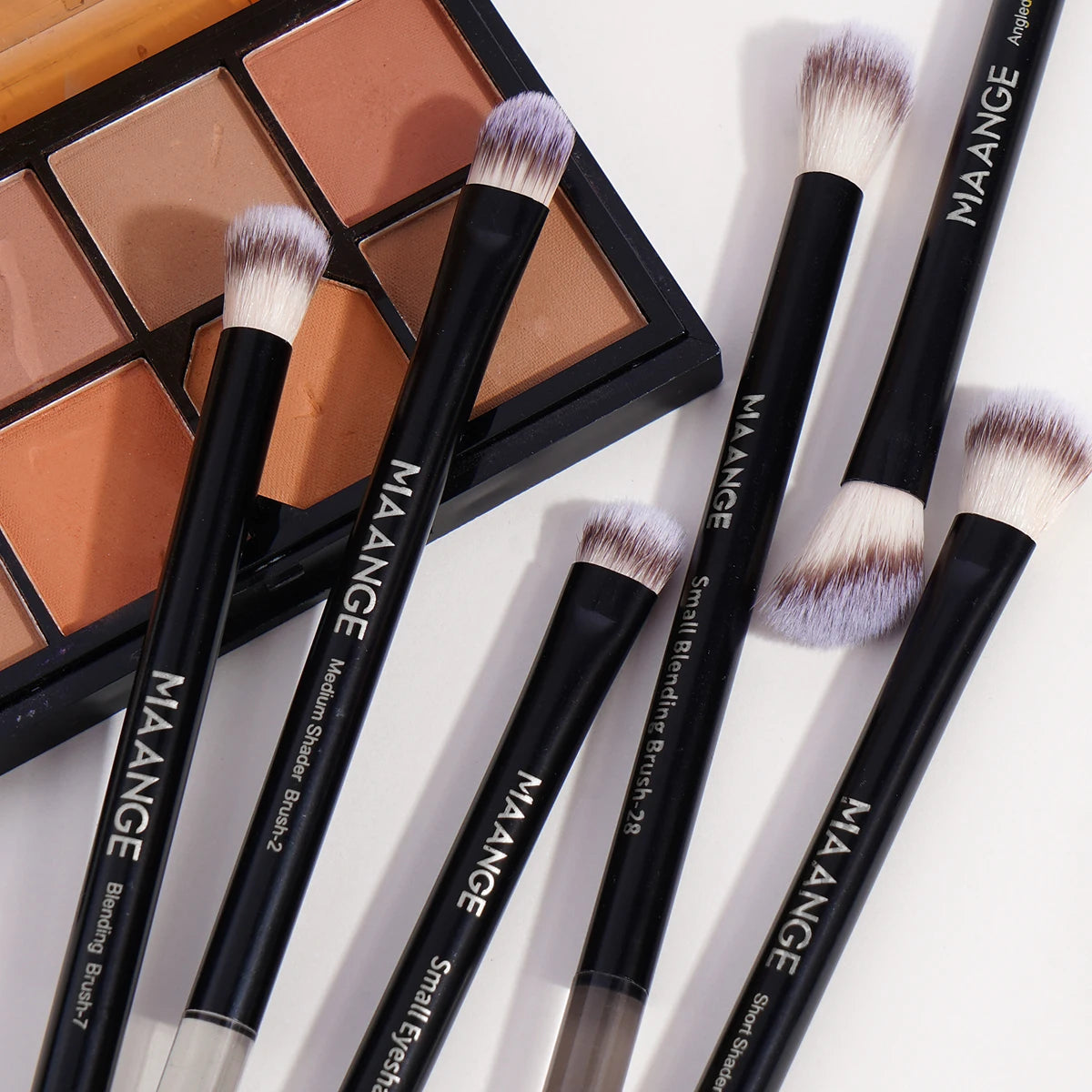 MAANGE 13PCS Makeup Brush Set Foundation Concealer Powder Eyeshadow Blush Brush Kabuki Blending Cosmetic Beauty Tool for Face