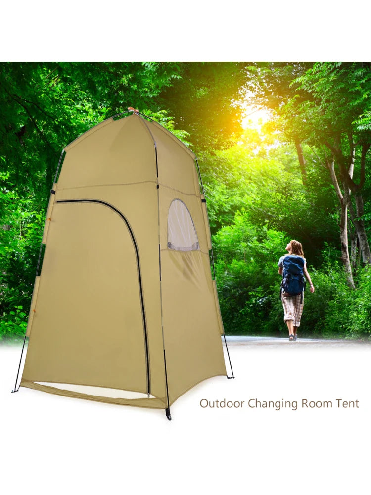 Portable Outdoor Shower Bath Changing Fitting Room Tent Shelter Camping Beach Privacy Toilet