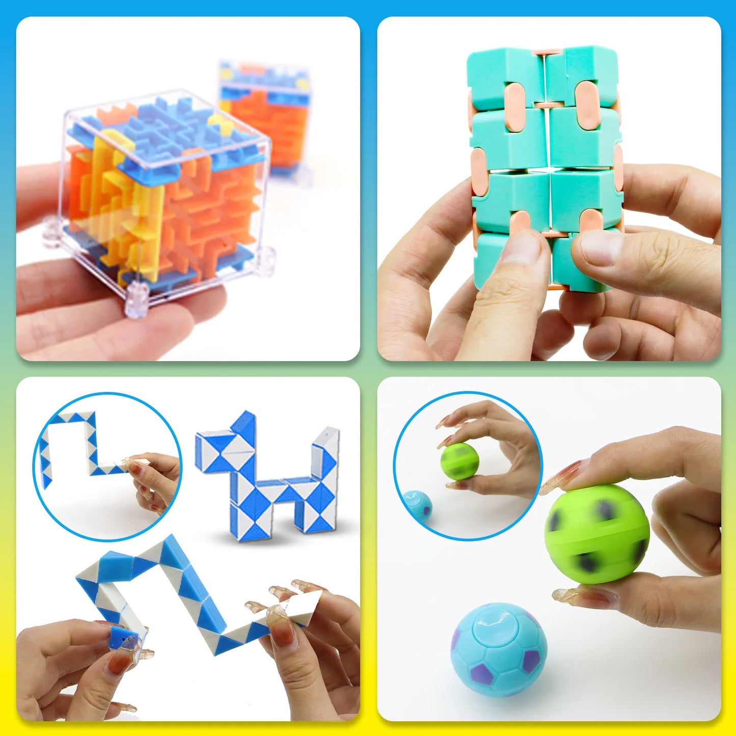 84pc Kids Birthday Parties Pinata Stuffed Gifts Baby Shower Toys Push Bubble Fidget Toys Carnival Prize Pinata Fillert Bulk Toys