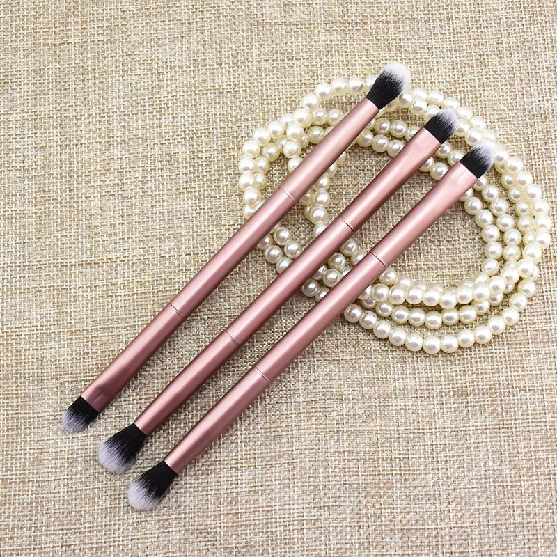1/3Pcs Multifunctional Double Ended Eyeshadow Eye Shadow Makeup Cosmetic Brush Tools Champagne Eyeshadow Makeup Beauty Brush