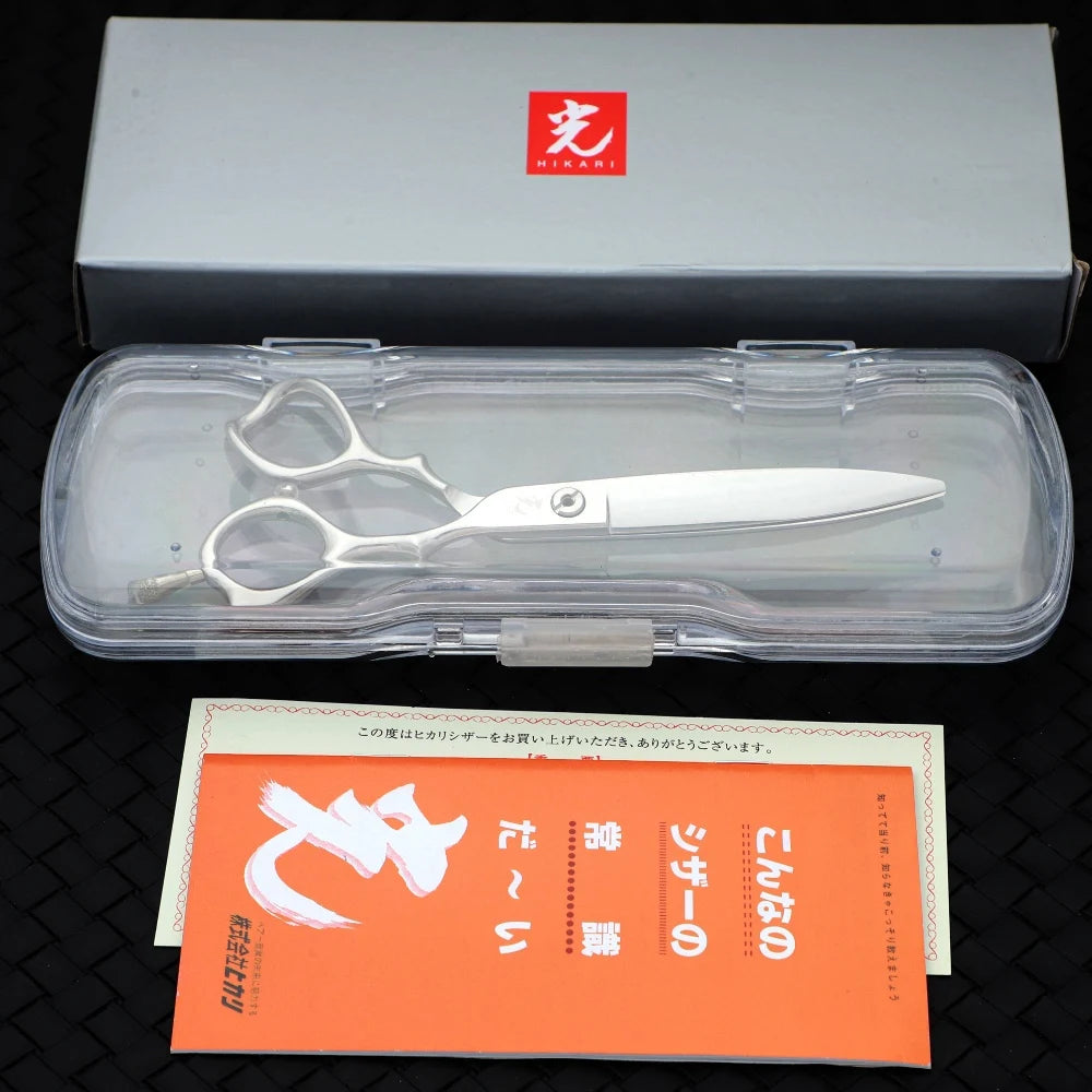 Japan Imported HIKARI Professional Barber Scissors Light Cut 6.3 Inches 172 Molybdenum Steel Structure Hair Stylist Special