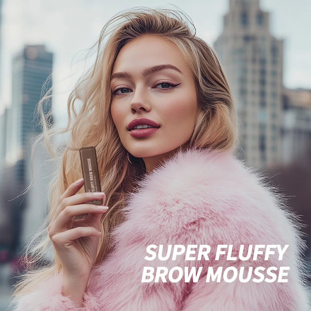 Superfluff Volumizing Brow Mousse Eyebrow Gel Thick Eyebrows Tint Tinted Brow Gel Multiple Color Long-Lasting Waterproof Makeup
