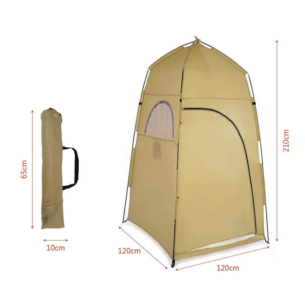 Portable Outdoor Shower Bath Changing Fitting Room Tent Shelter Camping Beach Privacy Toilet