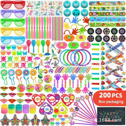 120/200Pcs/set Fun Pinata Fillers Small Bulk Toys Birthday Party Gift Favors Kids Puzzle Toy Event Party Game Giveaways Prizes