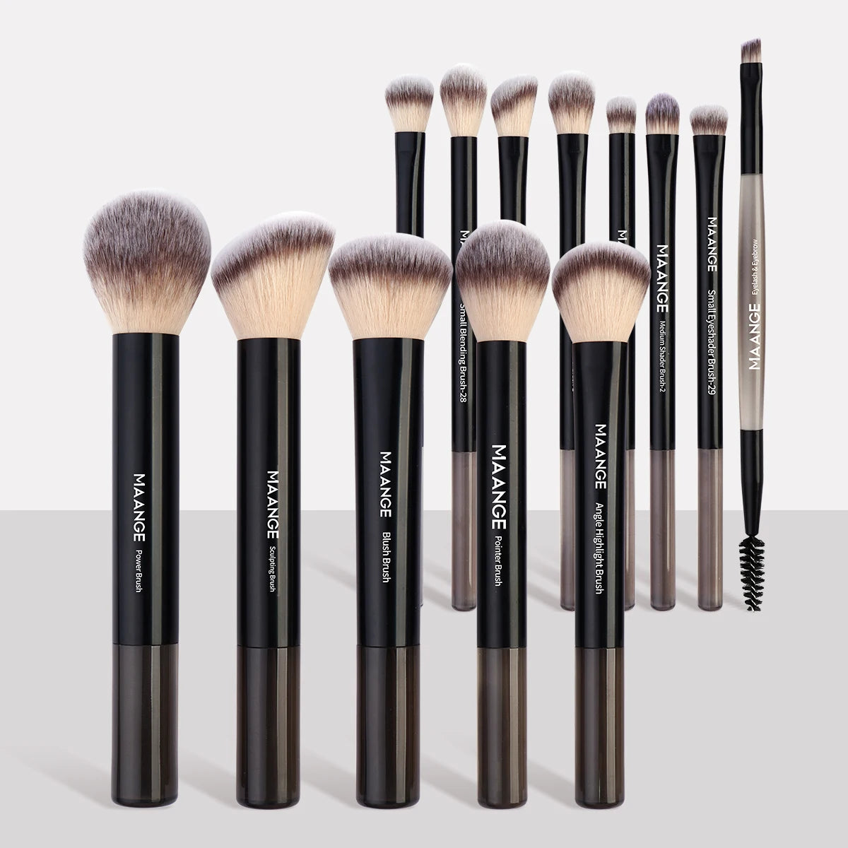 MAANGE 13PCS Makeup Brush Set Foundation Concealer Powder Eyeshadow Blush Brush Kabuki Blending Cosmetic Beauty Tool for Face
