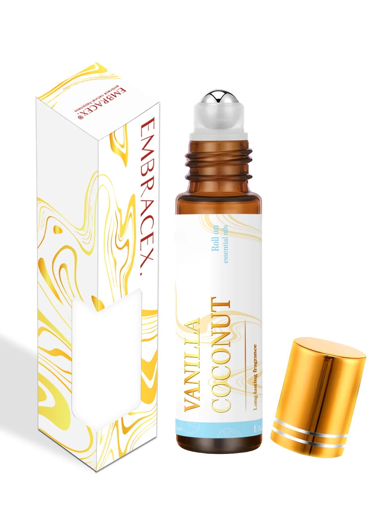 Perfume Essential Oils Roller Perfume Fragrance Long Lasting Roll-On Essential Oils Aromatherapy Gifts for Women 10ml/0.33fl.Oz