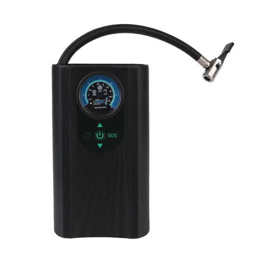 Handheld 12V Electric Air Compressor Quick Inflating Tire Pump Black-0