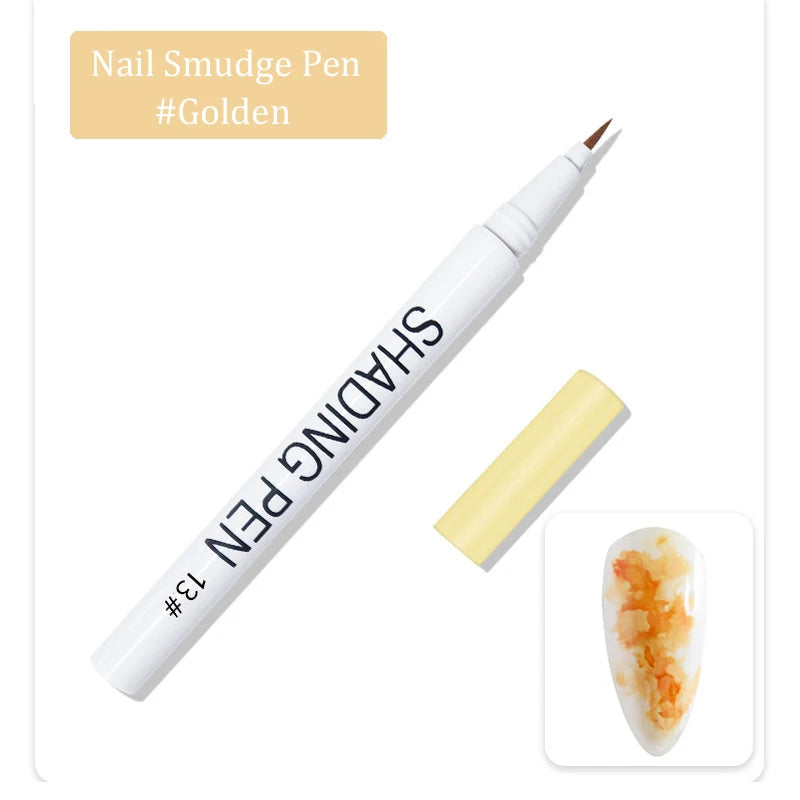 1Pc Nail Art Drawing Graffiti Pen Waterproof Painting Liner Brush DIY 3D Abstract Lines Fine Details Flower Nail Manicure Tools