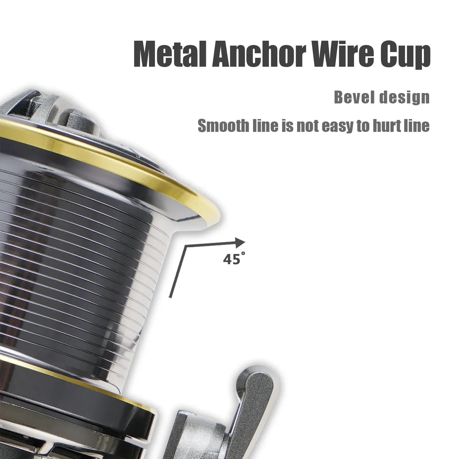 Spinning Fishing Reel 25KG Max Drag 10000 Series Silver-2