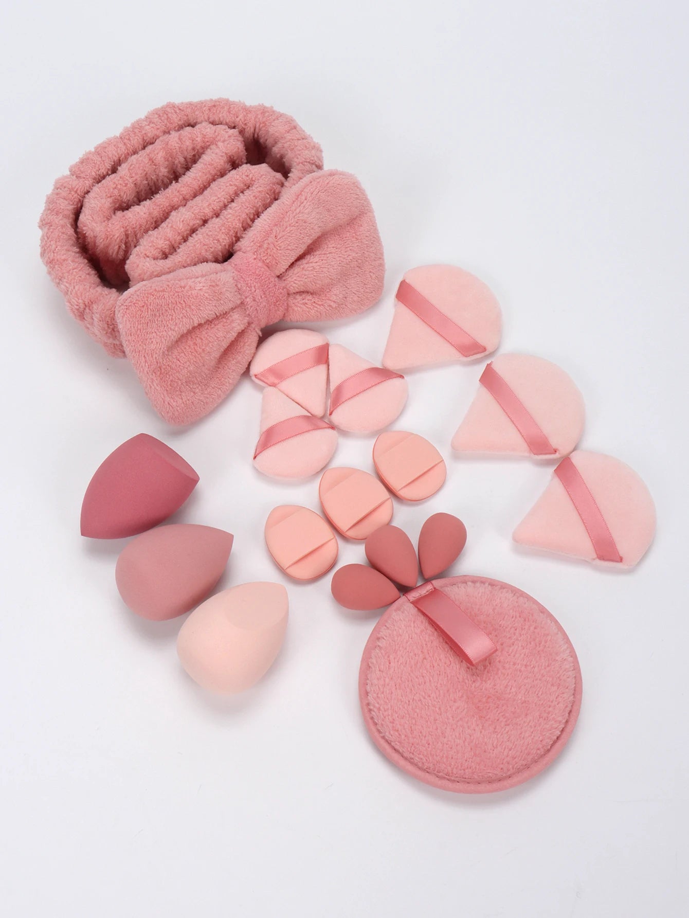 Mountain Raspberry 15-16-19-20 Pieces Set, Multi-Functional Makeup Tool, Which Becomes Larger When Exposed to Water, Dry and Wet