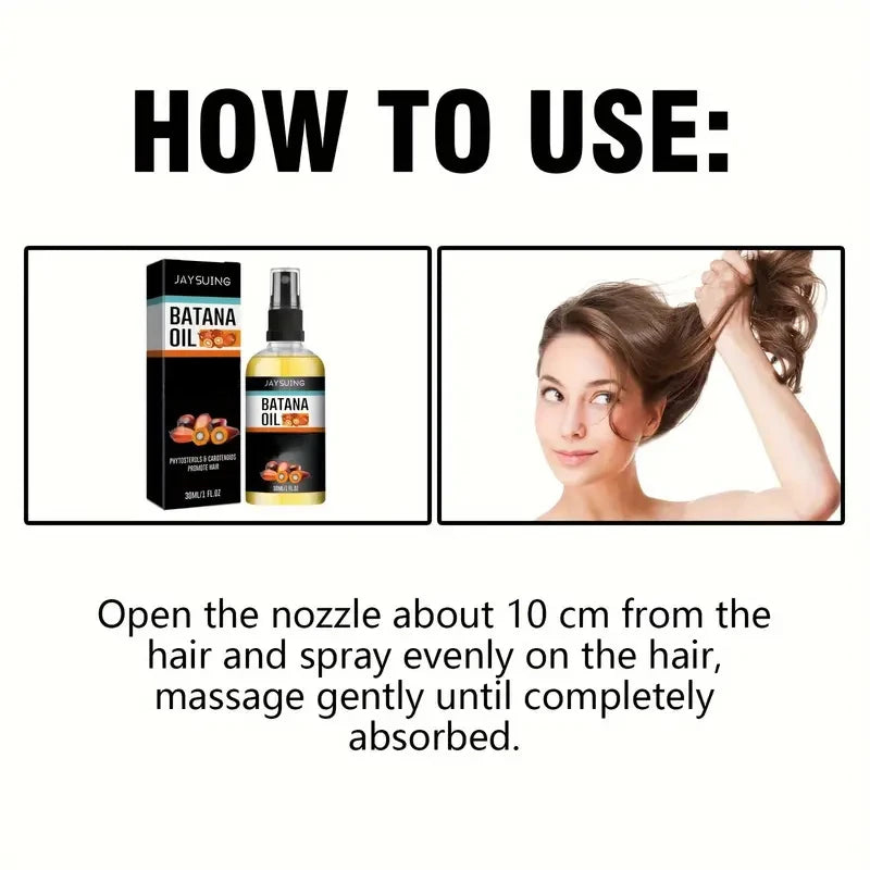 1/2PCS Batana Oil Anti Hair Break Hair Spray Hair Growth Oil Baldness Treatment Hair For Men & Women Hair Care