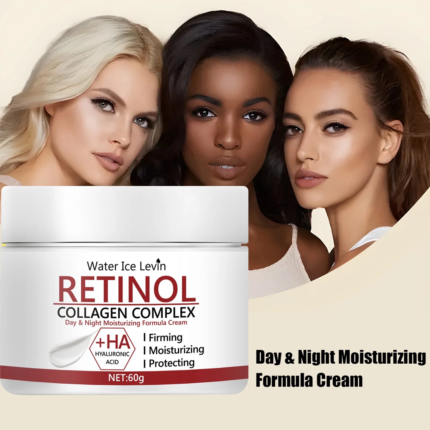 Retinol Cream Promotes Skin Elasticity and Luster Nourishing Nourishing and Locking Moisture to Improve Skin Texture