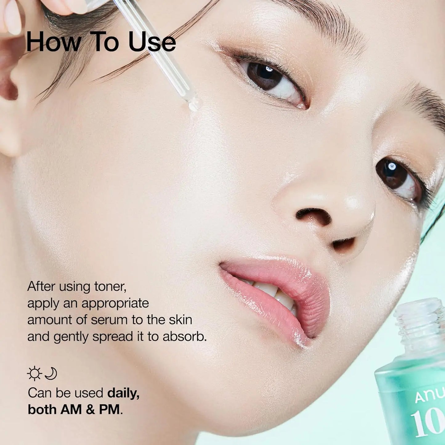 ANUA PDRN Hyaluronic Acid Capsules 100 Serum, Radiation Facial Serum, Hyaluronic Acid, Korean Skin Care Products, 30ml