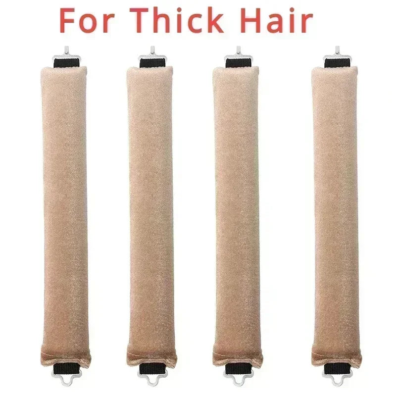 Heatless Hair Curlers Curling Rod Headband No Heat Hair Rollers Lazy Curls with Hook Sleeping Soft Flexi Rod Hair Styling Tools
