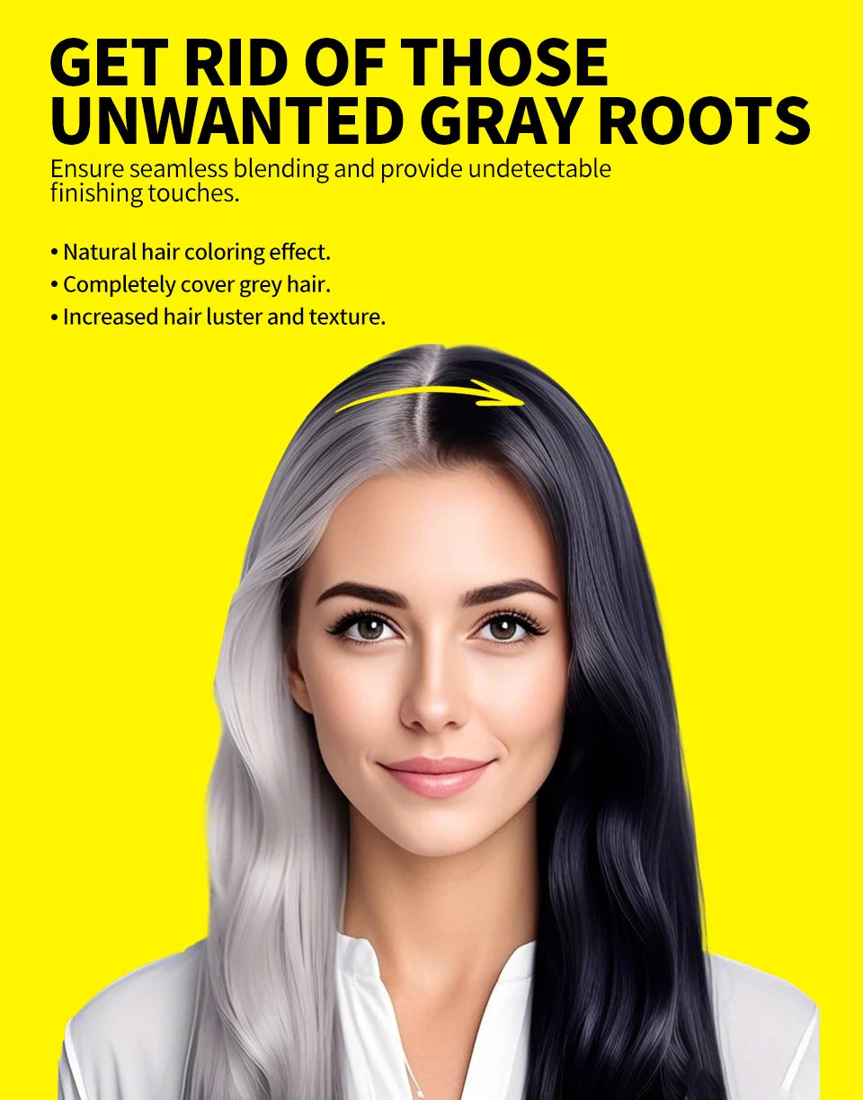 3 Colors Portable Hair Dye Stick 15g Waterproof Hairline Root Concealer Stick Disposable Instant Grey Coverage Hair Coloring Pen