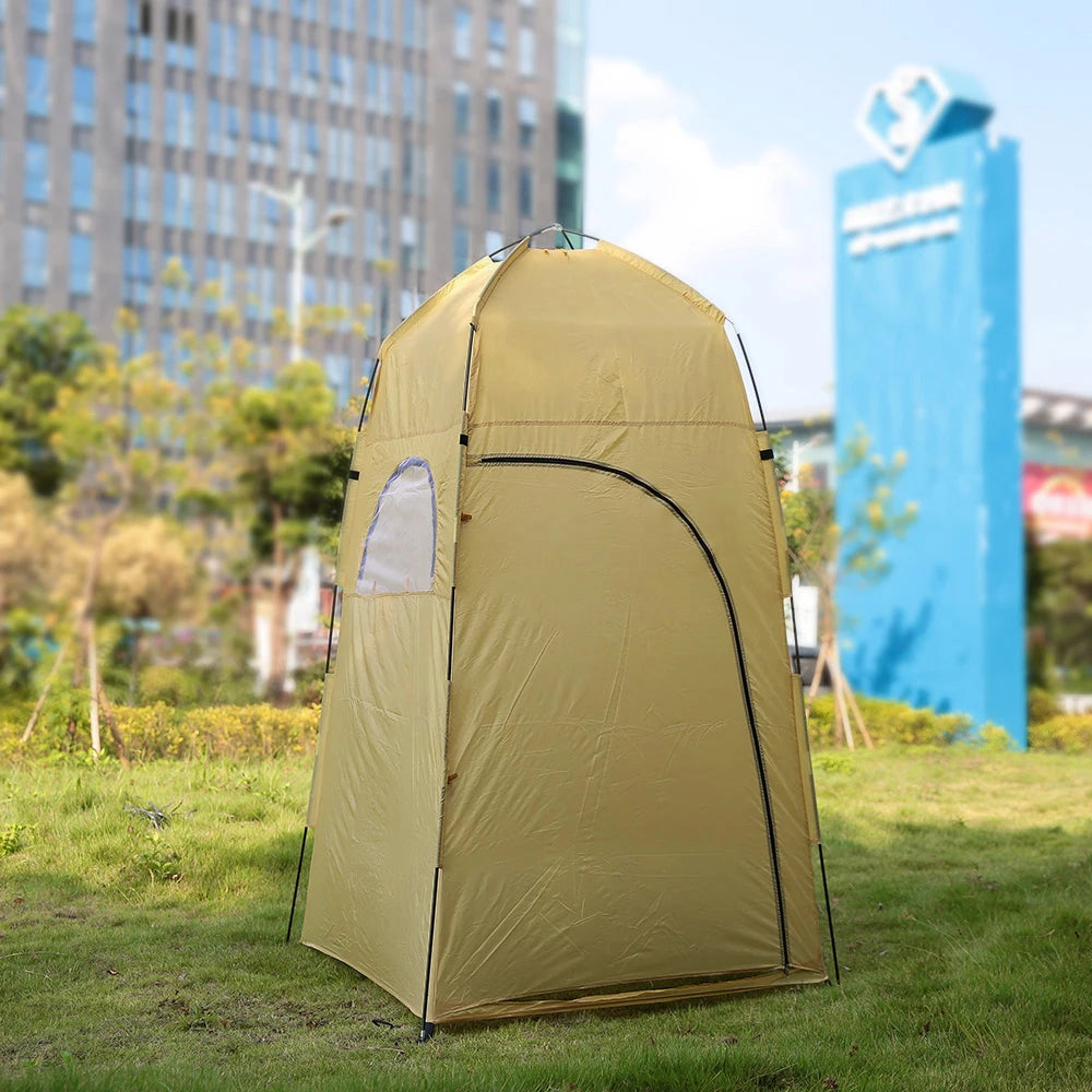 Portable Outdoor Shower Bath Changing Fitting Room Tent Shelter Camping Beach Privacy Toilet