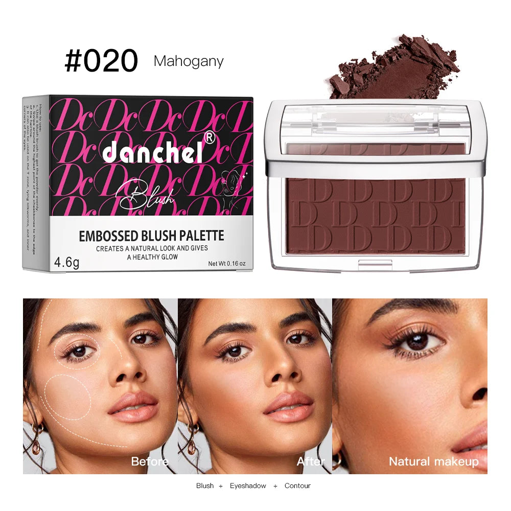 Blush Matte Natural Cheek Tint Brighten Face Pink Red Face Contouring