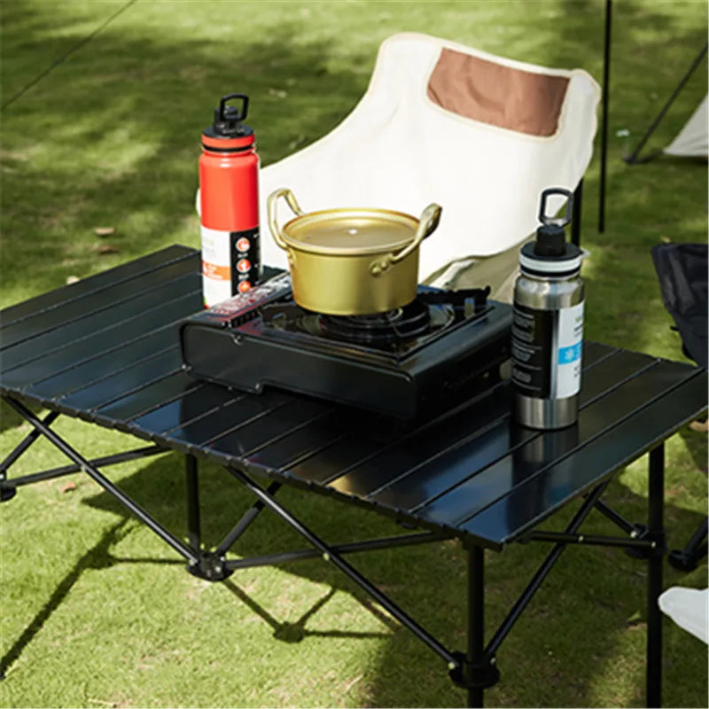 Coffee Tables Outdoor camping Portable aluminum alloy folding table detachable panel barbecue table mobile kitchen picnic table