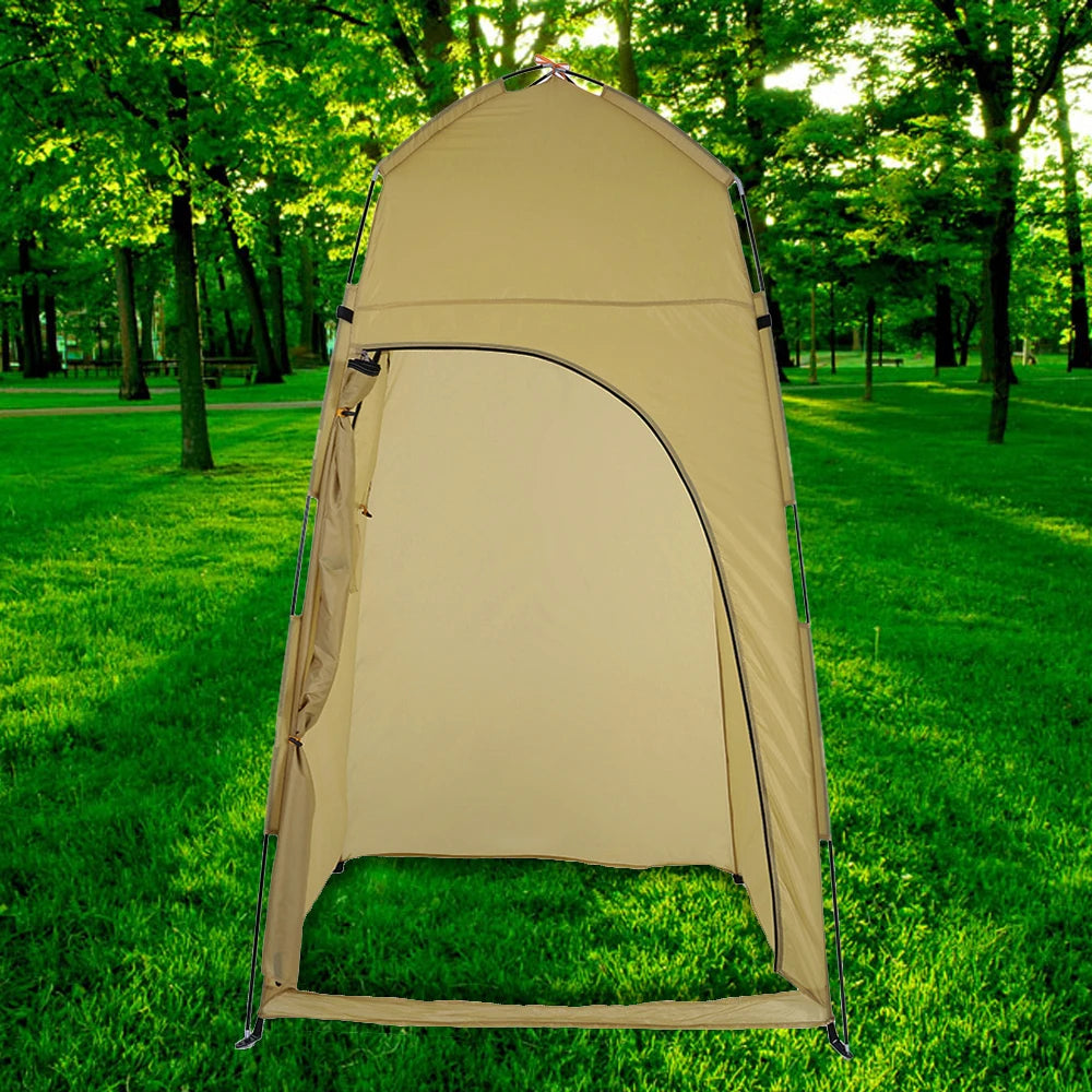 Portable Outdoor Shower Bath Changing Fitting Room Tent Shelter Camping Beach Privacy Toilet