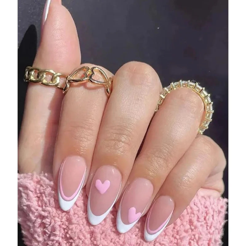 Glamorous Black Almond Stiletto Nails-51