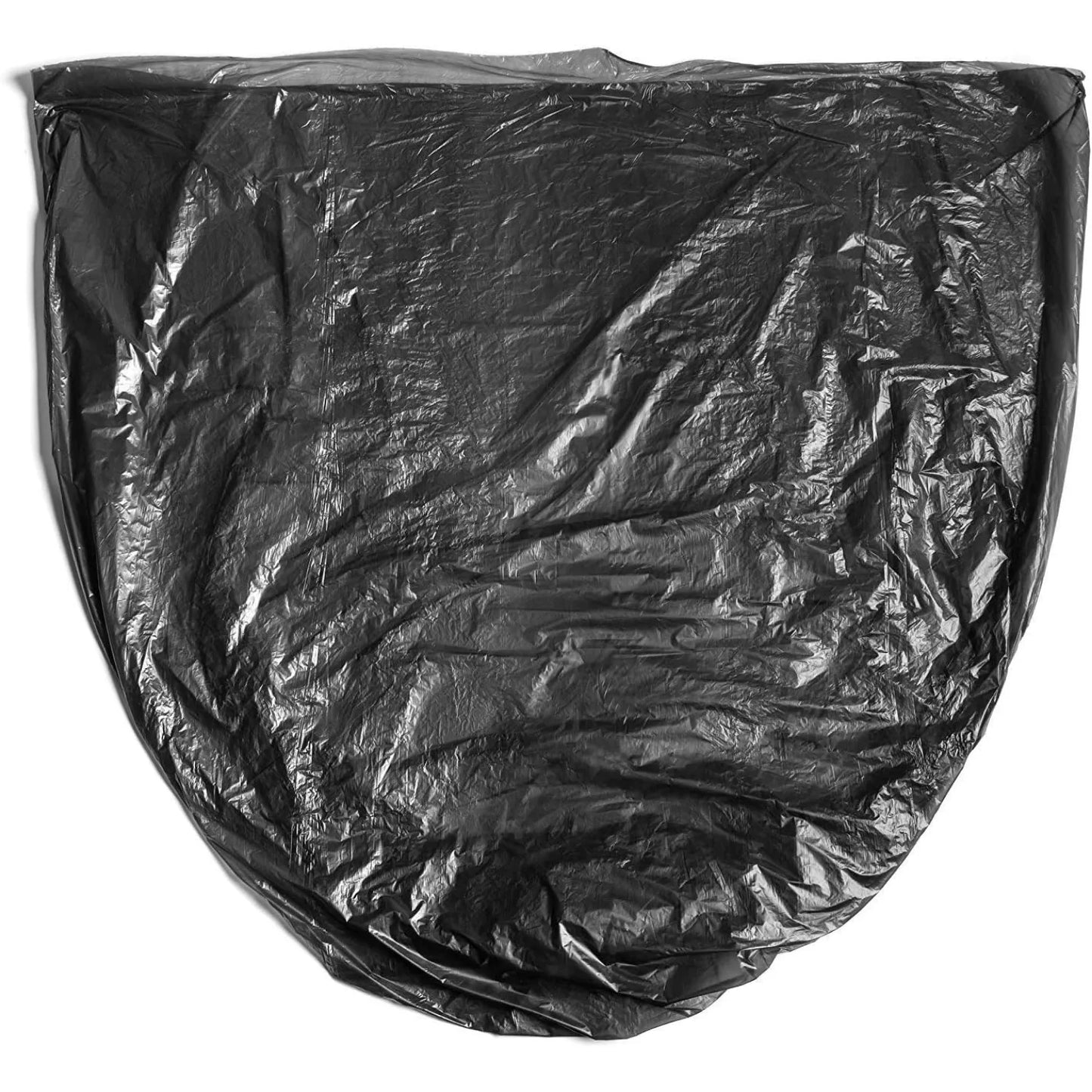 High Density Trash Bags 7-10 Gallon 1000 Count 6 Micron (eq) 24" x 24" Black for Bathroom Kitchen Office Industrial Commercial
